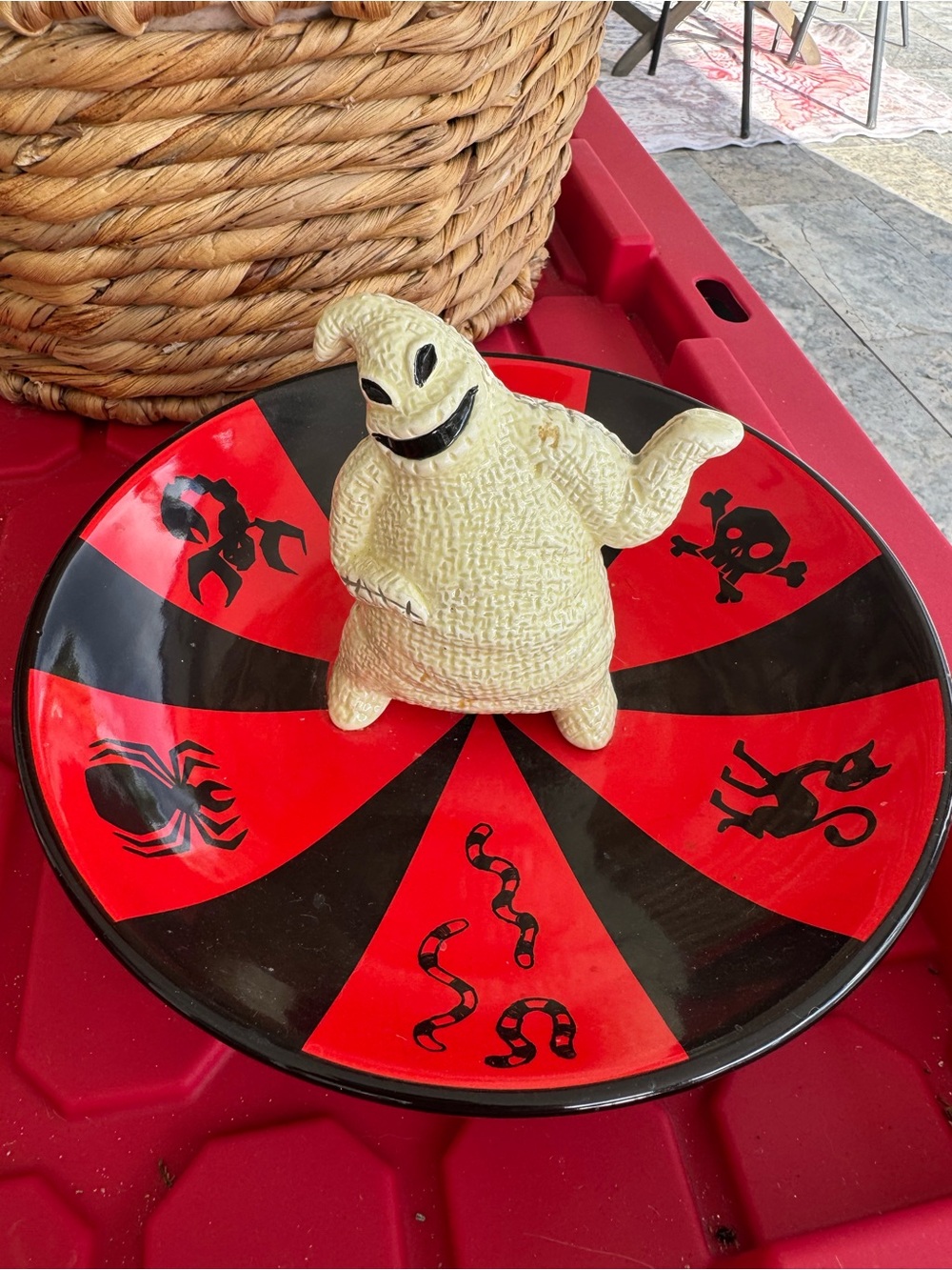 Nightmare Before Christmas Oogie Ceramic bowl/plate